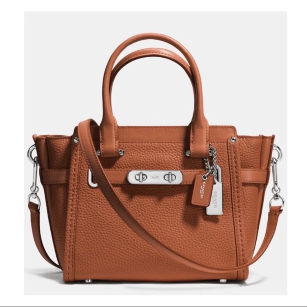 Coach Swagger 21 Glovetanned Leather Purse